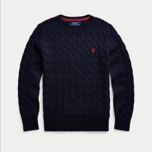 Ralph Lauren Cable-Knit Cotton Sweater